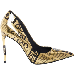 Steve Madden Vala - Gold Newspaper Print