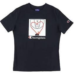 Champion Fashion T-shirt - Black w. Print (112965-KK001)