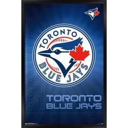 Trends International Toronto Blue Jays Framed Logo Poster