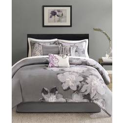 Madison Park Serena Bed Linen Gray (264.16x233.68)