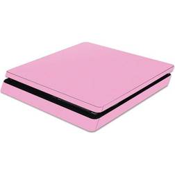 MightySkins PS4 Slim Console Skin - Solid Pink