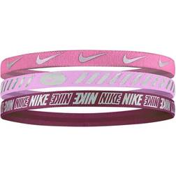 Nike Elastic Hair Bands 3-pack Unisex - Pink