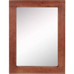 Stonebriar Collection Rustic Rectangular Redwood Wooden Frame Väggspegel 45.7x61cm