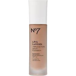 No7 Lift & Luminate Triple Action Serum Foundation SPF15 Tawny