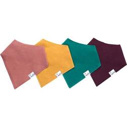 Copper Pearl Baby Bandana Bibs 4-pack Jade