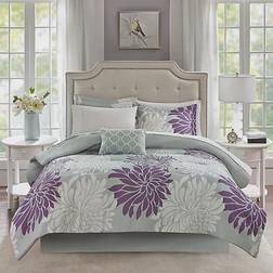 Madison Park Essentials Maible Bedspread Purple (243.84x167.64cm)