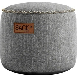 SACKit Cobana Junior Pouf Light Grey Pouffe 13.8"