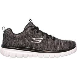 Skechers Graceful Twisted Fortune W - Black/White