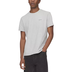 Calvin Klein Solid Tech Piqué T-shirt - Heroic Grey Heather