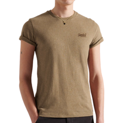 Superdry Vintage Logo Embroidered T-shirt - Brown