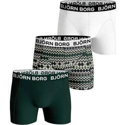 Björn Borg Heren Boxershorts 3-Pack - Zwart/Wit/Navy