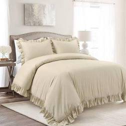 Lush Decor Reyna Duvet Cover Beige (264.16x228.6cm)