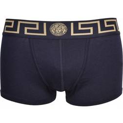 Versace Iconic Low-Rise Boxer Trunk - Navy/Gold