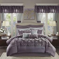 Madison Park Essentials Joella Bedspread Purple (264.16x233.68cm)