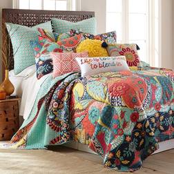 Levtex Home Jules Quilts Multicolor (233.68x223.52)