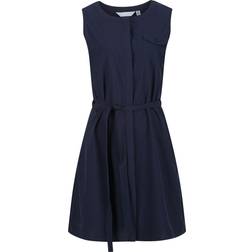 Regatta Women's Highton Stretch Shirt Dress - Navy