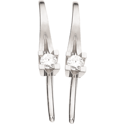 Scrouples Cleopatra Earrings - Silver/Diamond