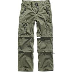 Brandit Savannah Zip Pants - Olive Green