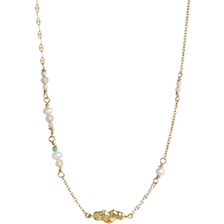 ENAMEL Copenhagen Lucie Necklace - Gold/Forest