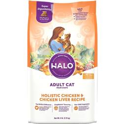 Halo Pets Holistic Adult Cat Chicken & Chicken Liver Recipe 2.722