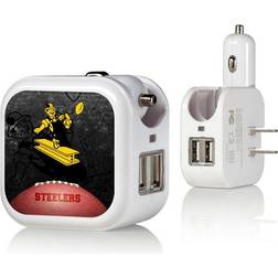 Strategic Printing Pittsburgh Steelers 2-in-1 Legendary Design USB Charger