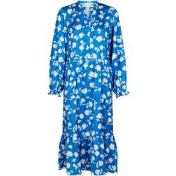 Neo Noir Robyn Love Rose Dress - Blue