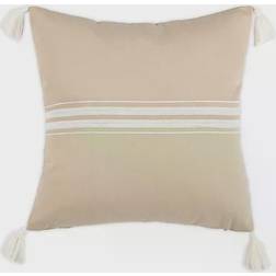 Safavieh Ralen Complete Decoration Pillows White, Beige (40.64x40.64cm)