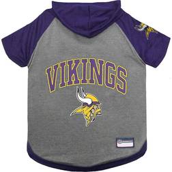 Pets First Minnesota Vikings Sport Team Dog Hoodie T-Shirt L