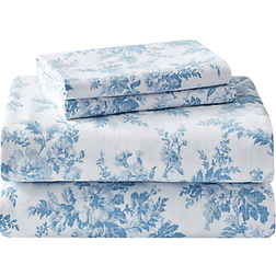 Laura Ashley Vanessa Flannel Bed Linen Blue (190.5x99.06cm)