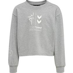 Hummel Prima Bee Cropped Sweatshirt - Gray Melange (212903-2006)