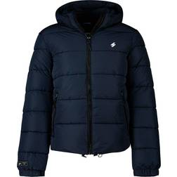 Superdry Sports Puffer Hooded Jacket M - Eclipse Navy