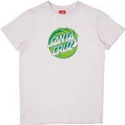 Santa Cruz Wave Dot T-shirts - White