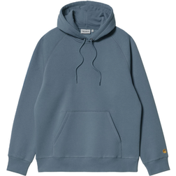 Carhartt Hooded Chase Sweatshirt - Stom Blue/Gold