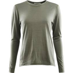 Aclima LightWool Undershirt Long Sleeve Women - Ranger Green