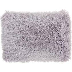 Mina Victory Plush Yarn Shimmer Shag Complete Decoration Pillows Gray (50.8x35.56)