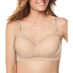 Comfort Choice Stay-Cool Wireless T-Shirt Bra - Nude