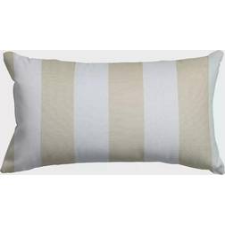 Majestic Home Goods Vertical Stripe Complete Decoration Pillows Beige (50.8x30.48cm)