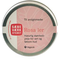 Sæbeværkstedet Rosa Ler til Ansigtsmaske 50g
