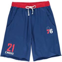 Majestic Philadelphia 76ers Big& Tall French Terry Shorts Joel Embiid 21. Men's