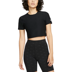 Nike Air Short-Sleeve Crop Top - Black