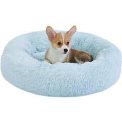 Best Friends by Sheri The Original Calming Donut Dog Bed in Shag Fur 45"x45"