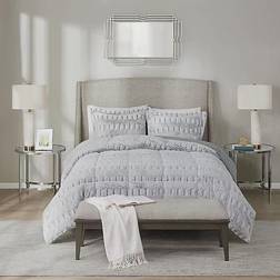 Madison Park Gia Back Print Bedspread Grey (228.6x160.02cm)