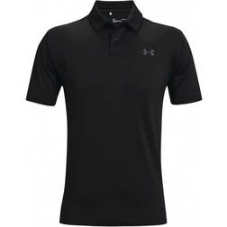 Under Armour T2G Polo Shirt Men - Black/Pitch Grey