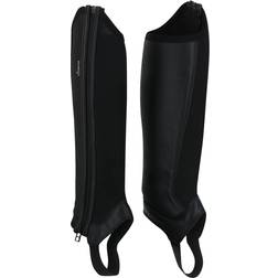 Fouganza Horse Riding Mesh Half Chaps 100 - Black