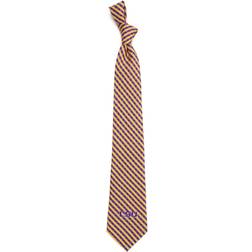 Eagles Wings Gingham Tie - LSU Tigers