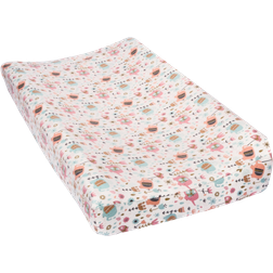 Trend Lab Playful Elephants Deluxe Flannel Changing Pad Cover