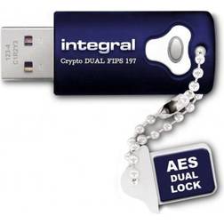 Integral Crypto Dual Fips 197 Encrypted 8GB USB 3.0