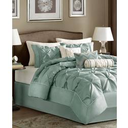 Madison Park Laurel Bed Linen Blue (228.6x228.6)