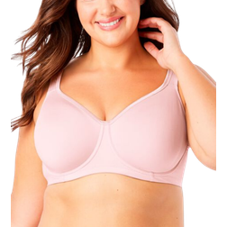 Comfort Choice Unlined Underwire Bra - Shell Pink