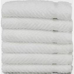 Linum Home Textiles Herringbone Dishcloth White (33.02x33.02cm)